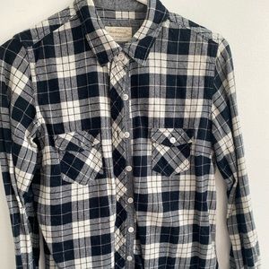 Black and white flannel